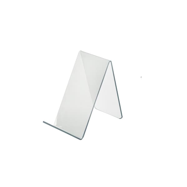 2.5"W x 5"D x 4.125"H Easel Display. Front Lip: 1.25"H, PK10